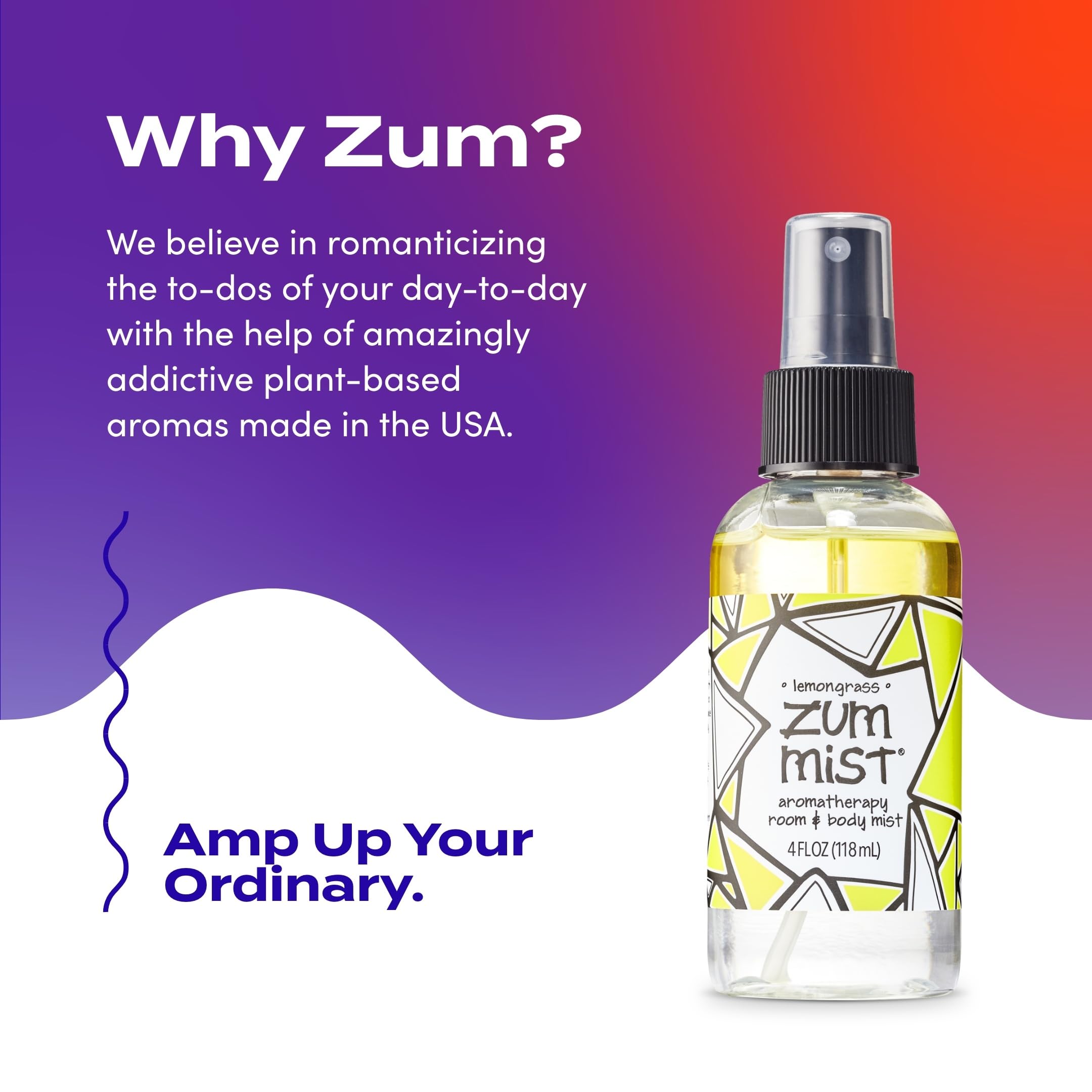 Back packaging details for Indigo Wild Zum Mist Lemongrass 2-pack