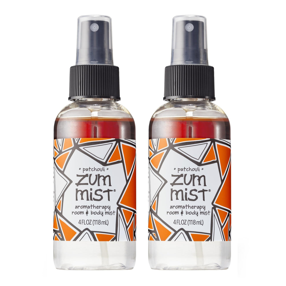Indigo Wild Zum Mist Patchouli Room & Body Spray bottle, 4 oz, 2-pack