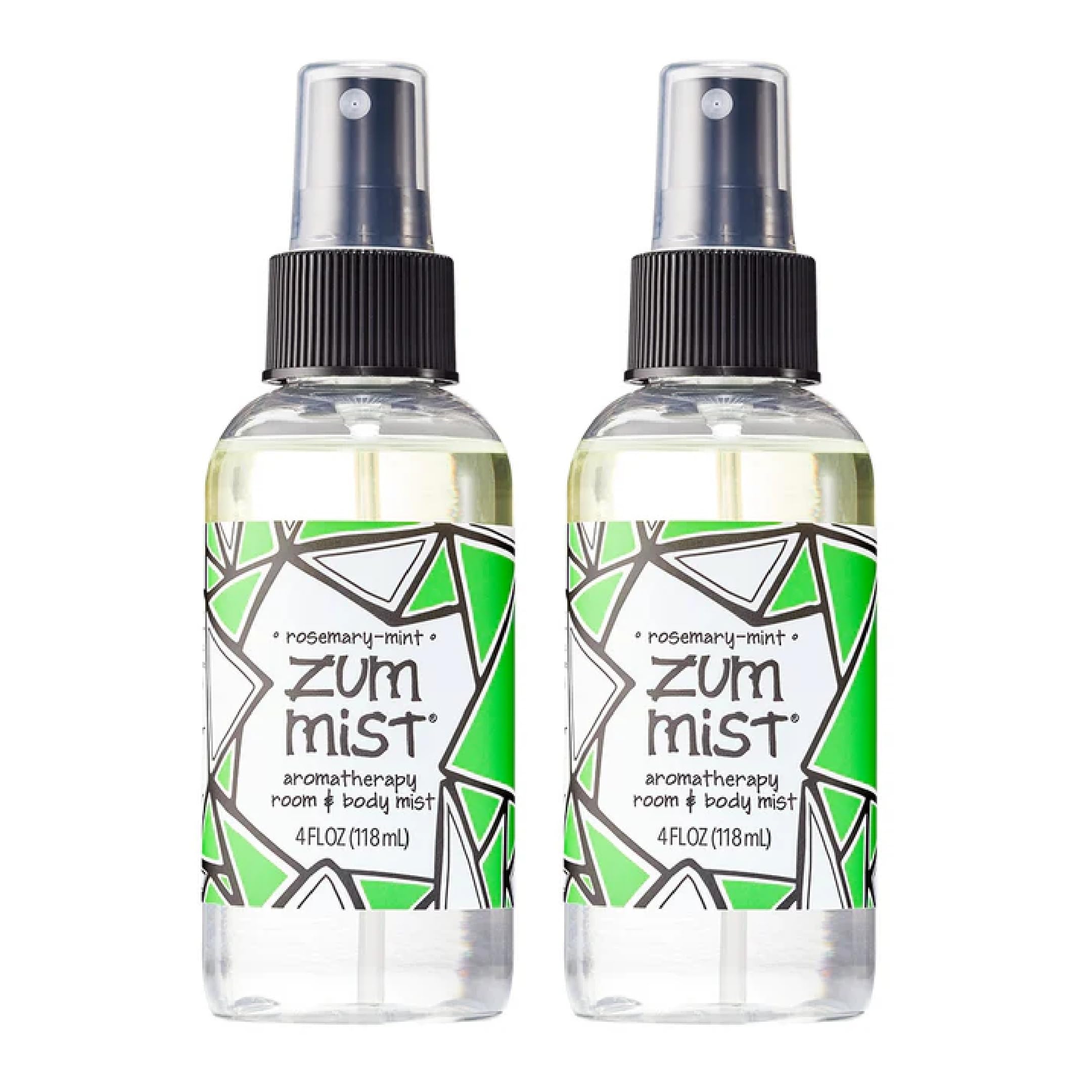 Indigo Wild Zum Mist Rosemary Mint room and body spray bottle, 4 oz, 2-pack
