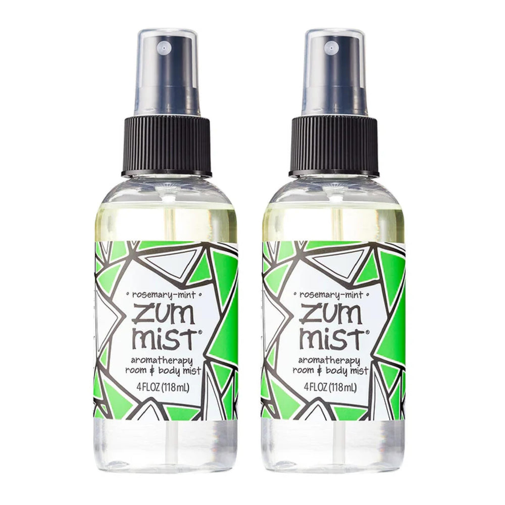 Indigo Wild Zum Mist Rosemary Mint room and body spray bottle, 4 oz, 2-pack