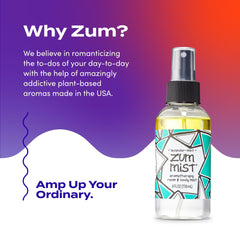 Handcrafted in the USA packaging for Zum Mist