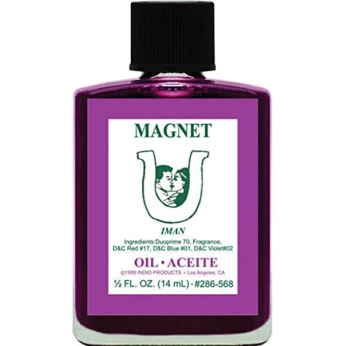Indio Magnet Oil bottle for meditation, focus, and attracting opportunities.
