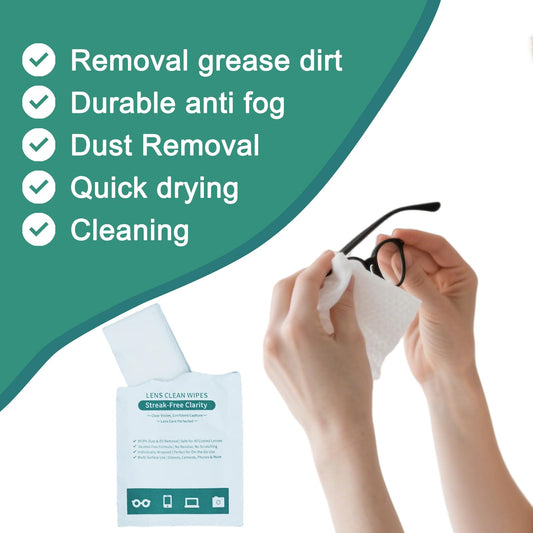 Individually wrapped pre-moistened wipes for portability