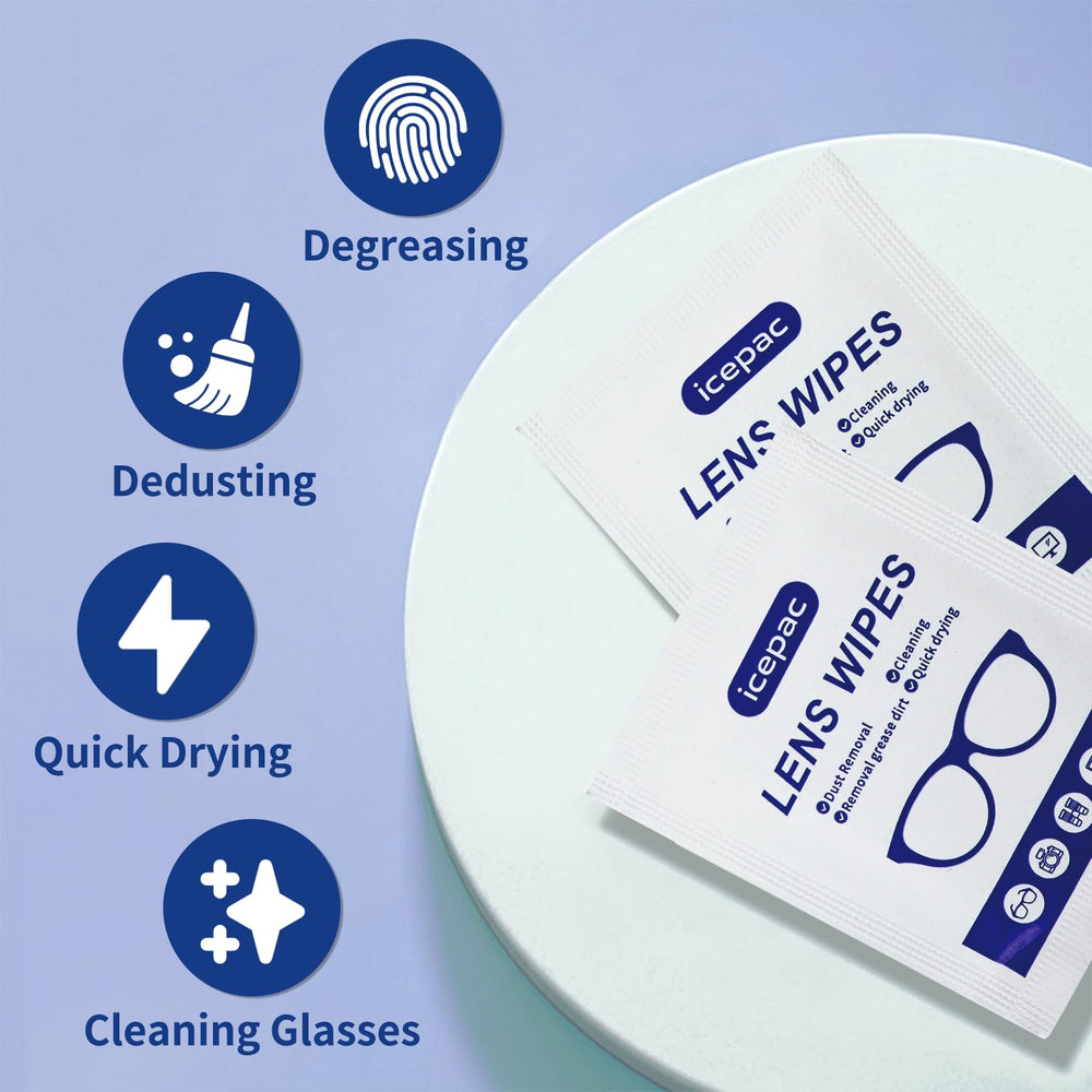 Individually wrapped wipe for on-the-go cleaning