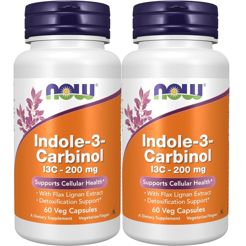 Indole-3-Carbinol (I3C) 200 mg - 2 bottles with 120 vegetarian capsules