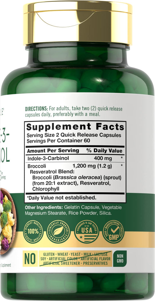 Indole-3-Carbinol 400mg with broccoli extract