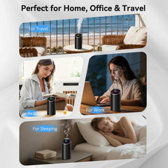 INXDOLHOM waterless diffuser charging via USB-C with portable power