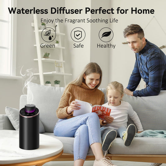 INXDOLHOM waterless diffuser on desk for all-day aroma without water