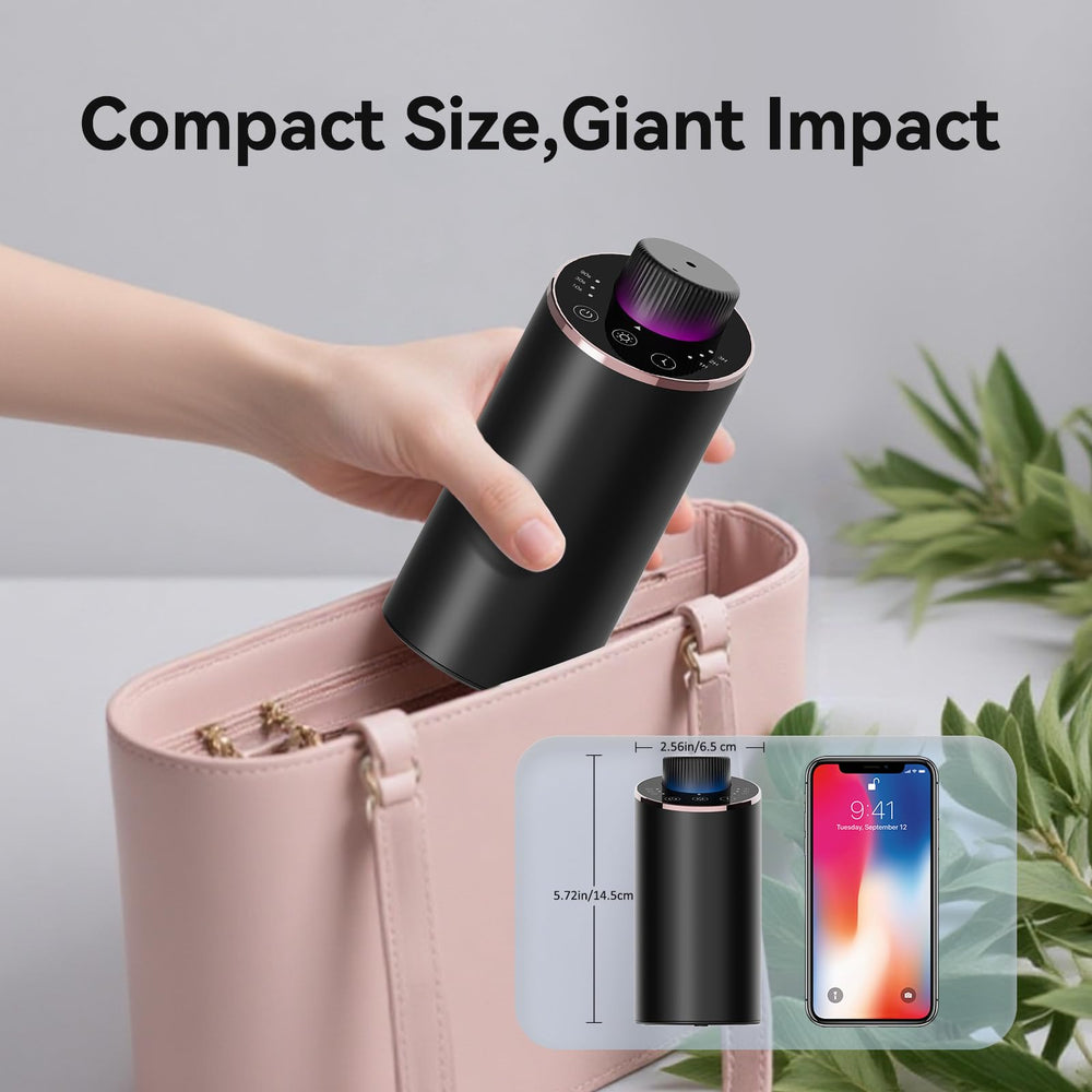 INXDOLHOM waterless diffuser eco mode for extended battery life