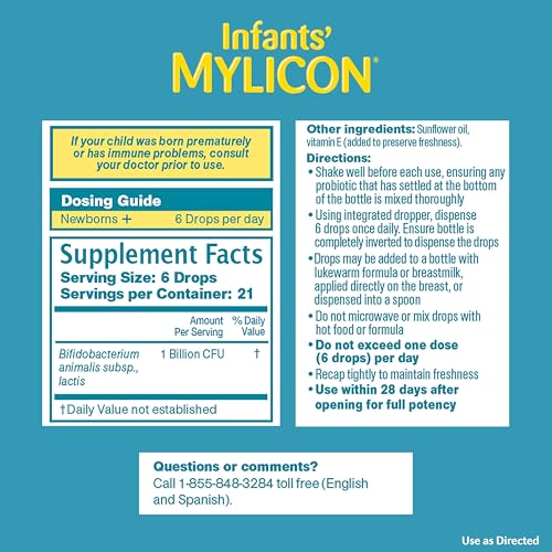 Drops being added to lukewarm formula or breastmilk