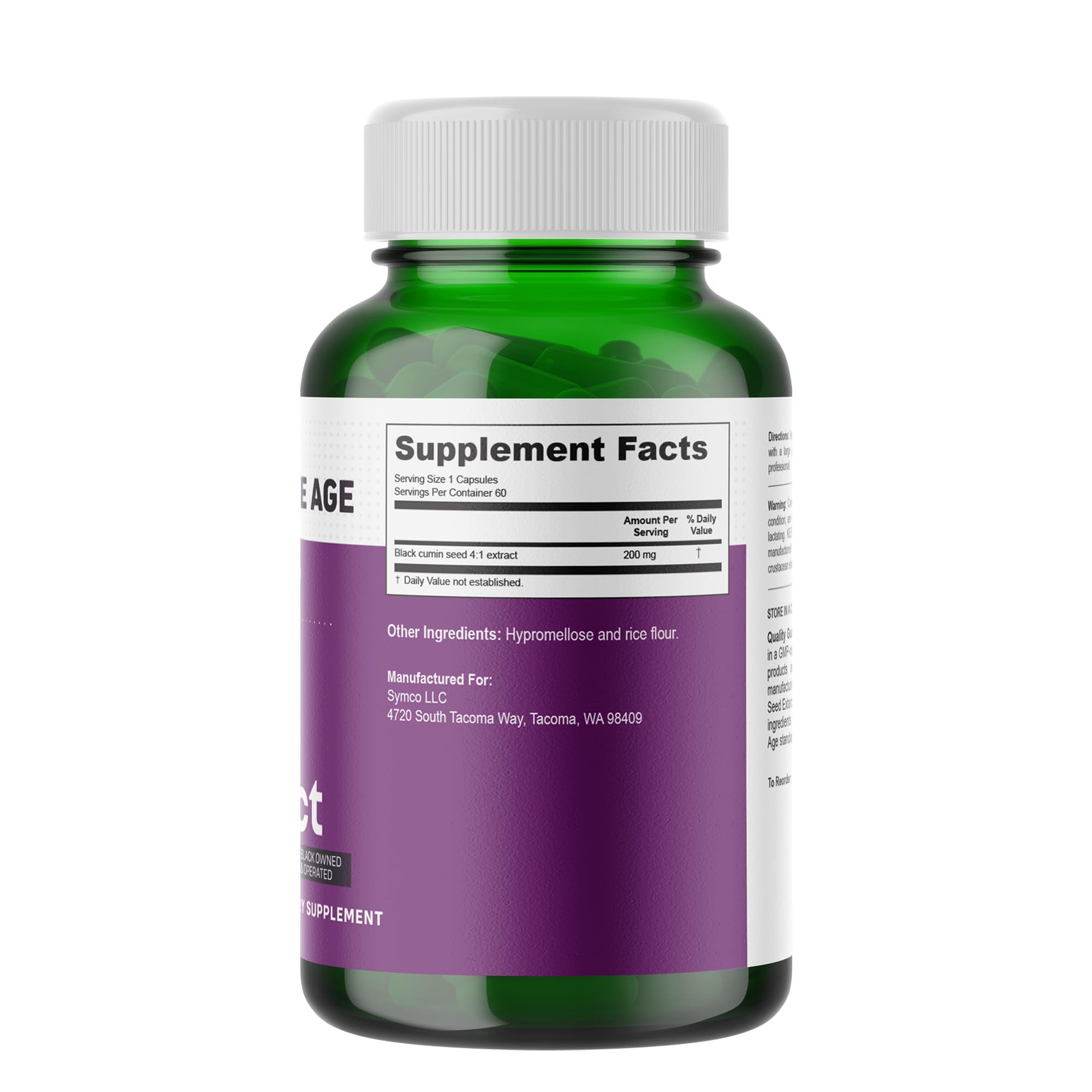 Product packaging for Infinite Age Black Seed Oil Capsules