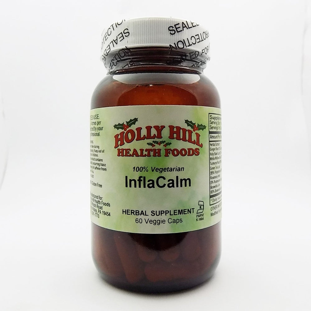 Holly Hill Inflacalm 60 Vegetarian Capsules bottle