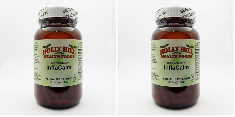 Inflacalm 60 Vegetarian Capsules Pack of 2 - front view