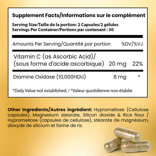 Close-up of Infuse Allurè 60 capsules bottle