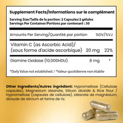 Close-up of Infuse Allurè 60 capsules bottle