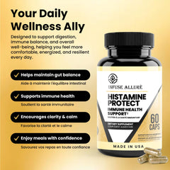 Infuse Allurè label highlighting natural, non-GMO, gluten-free formula