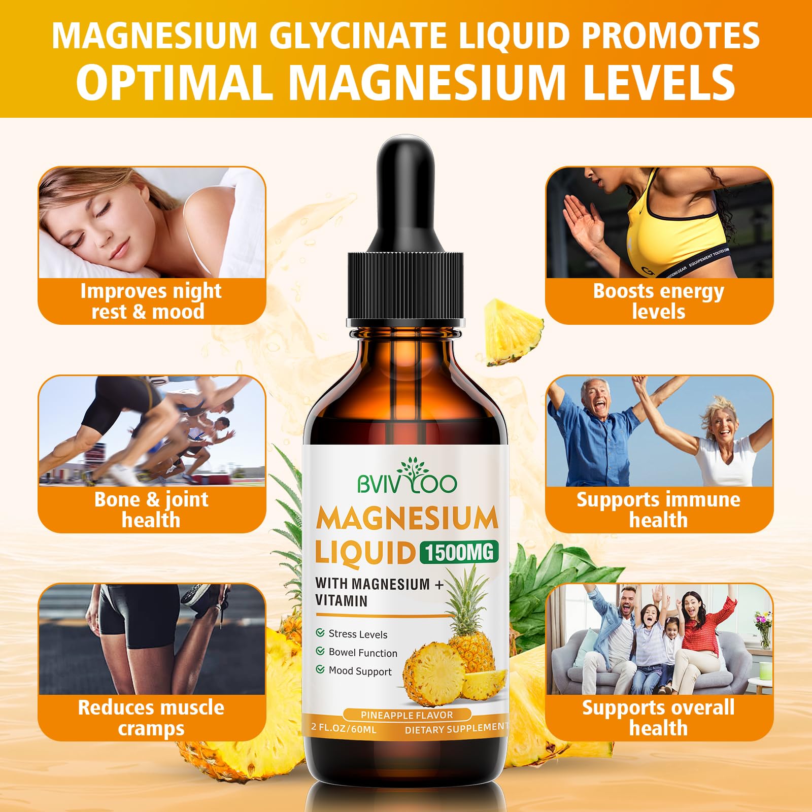 Label highlighting cellulose fiber and bromelain in the formula