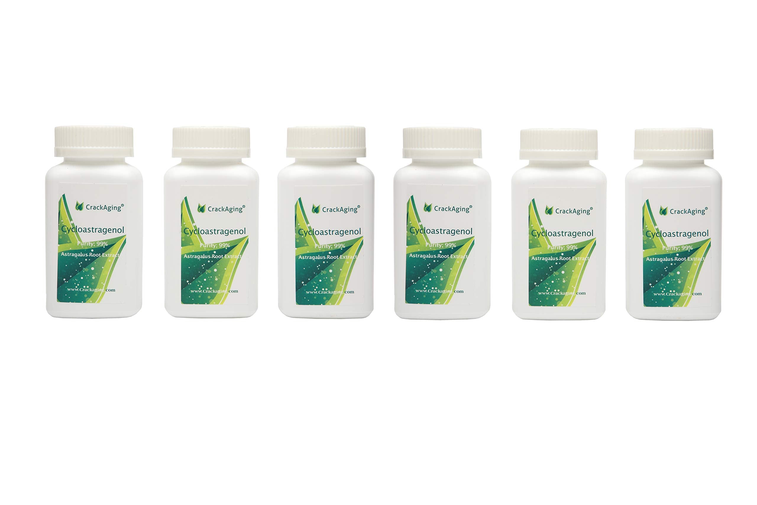 List of ingredients showing Cycloastragenol and veggie capsules