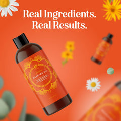 Ingredients label for Arnica Massage Oil bottle