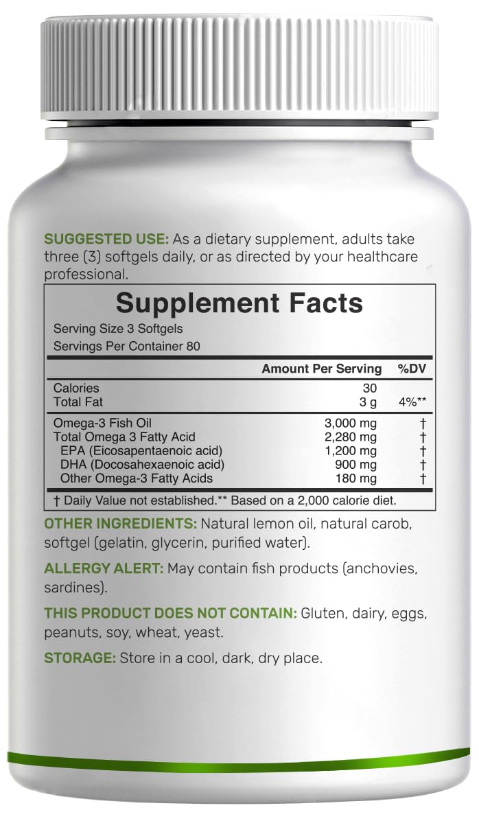 Non-GMO and gluten-free omega-3 supplement ingredients