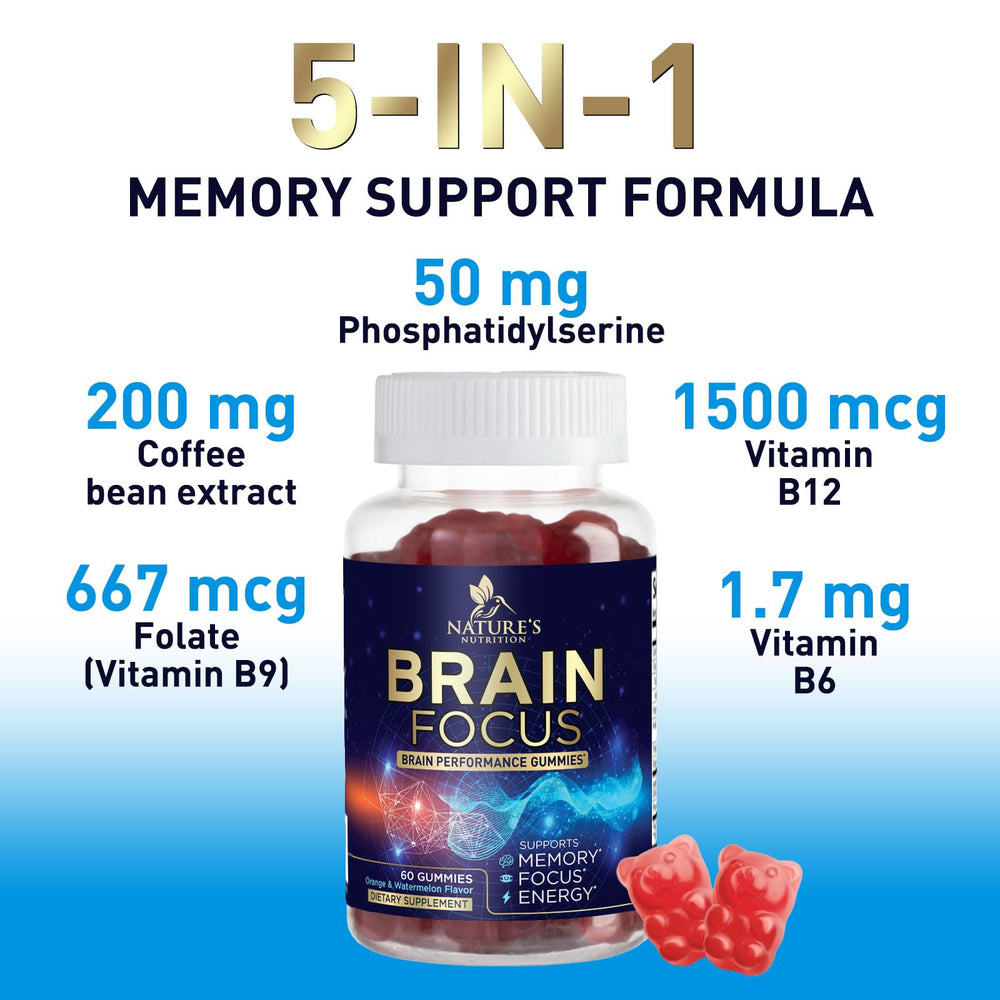 Ingredients showing phosphatidylserine, vitamin B6 and B12