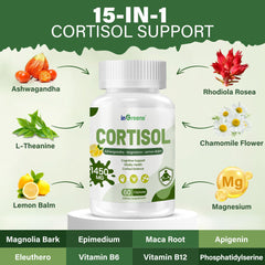 Close-up of high-quality ingredients used in inGreens Cortisol Supplement