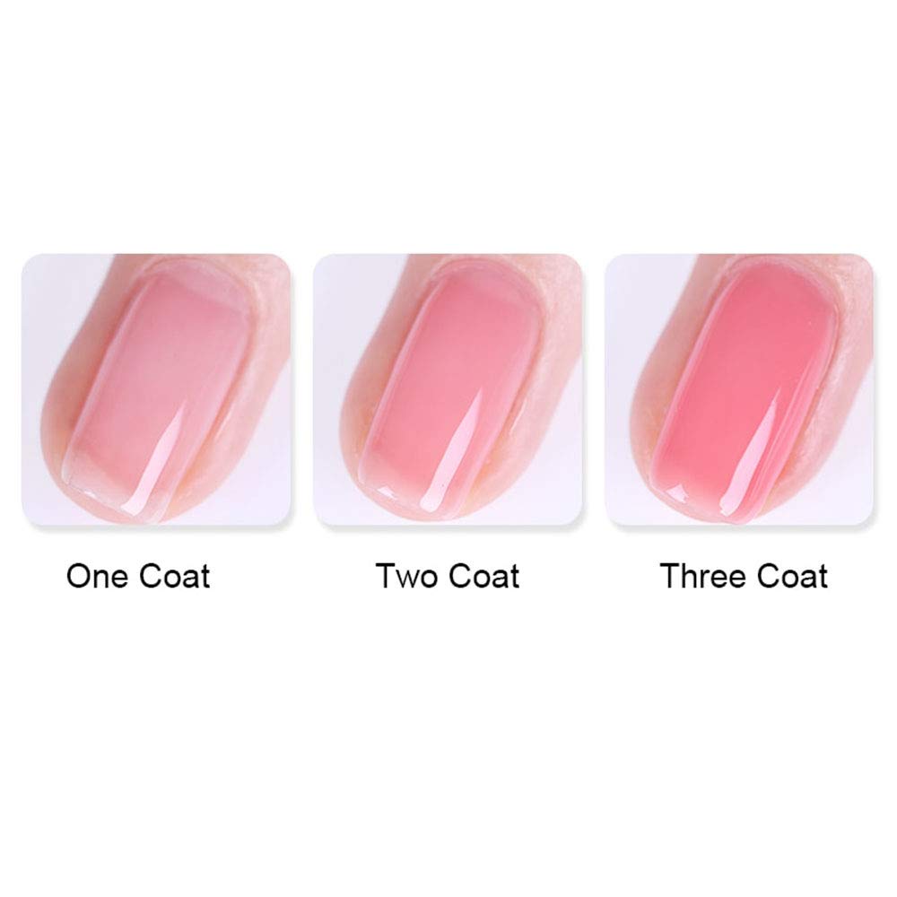 IN.HYPE French Semi-Sheer application demonstrating layered color build