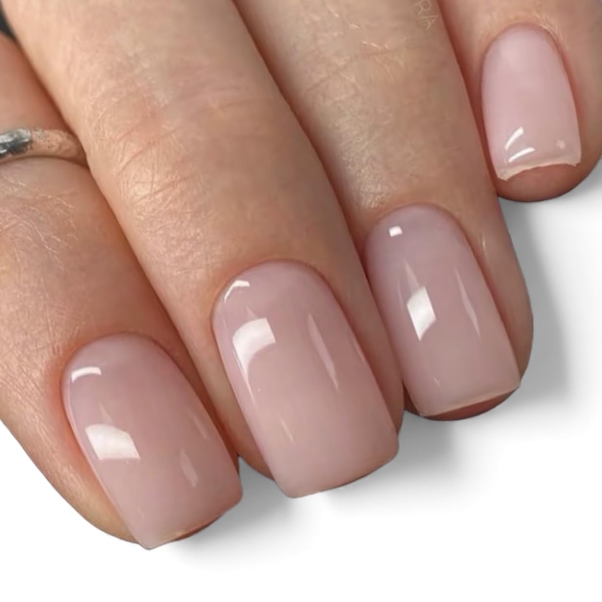 IN.HYPE French Semi-Sheer gel polish bottle close-up showing natural depth