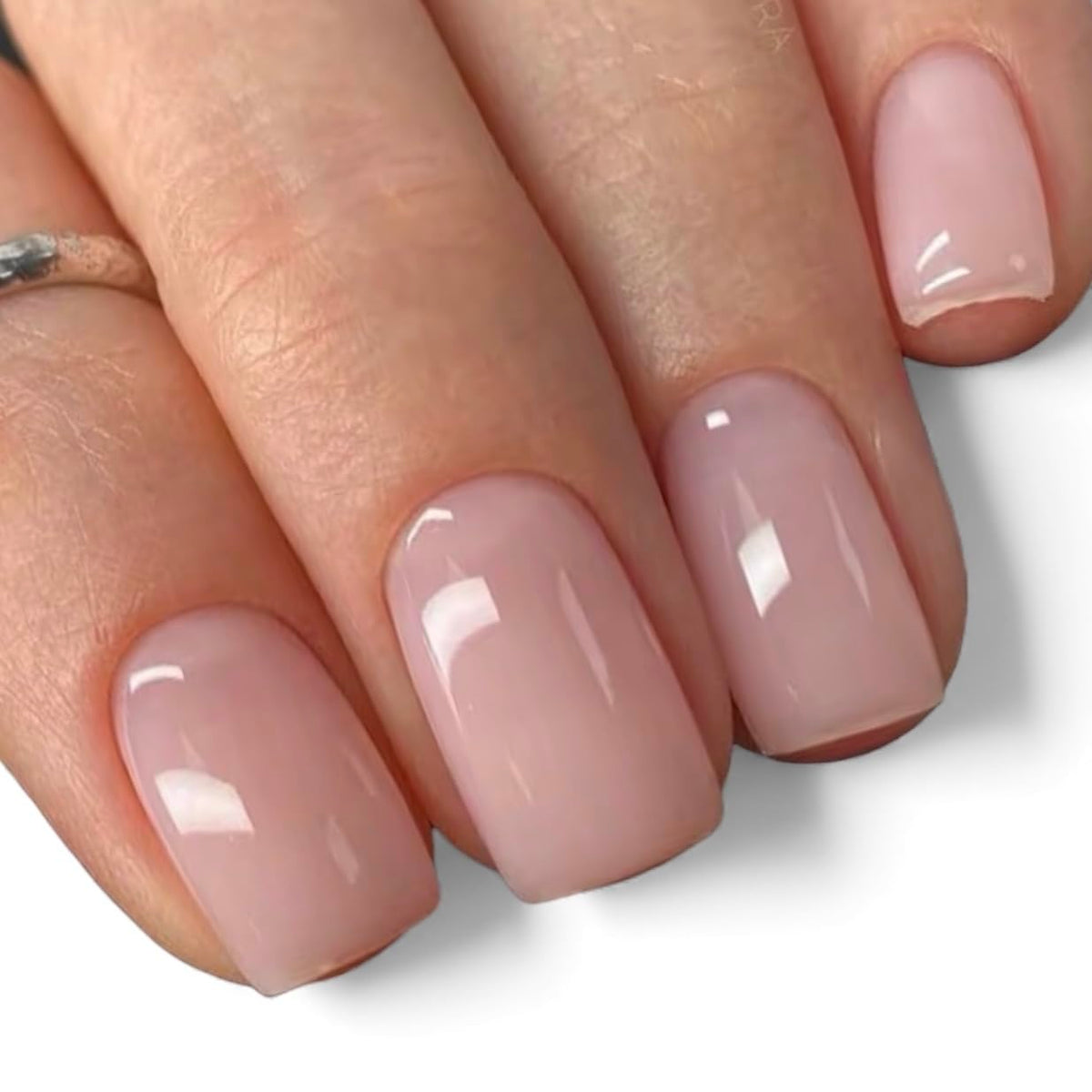 IN.HYPE French Semi-Sheer gel polish bottle close-up showing natural depth