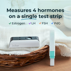 Inito app charts displaying hormone levels