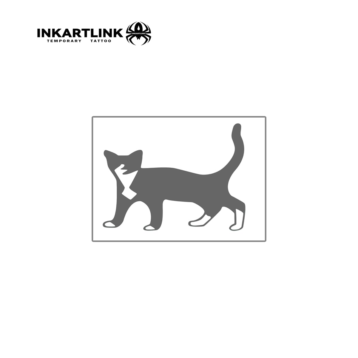 INKARTLINK abstract pattern tattoo sheet 4: bold artwork lasting 7–14 days.
