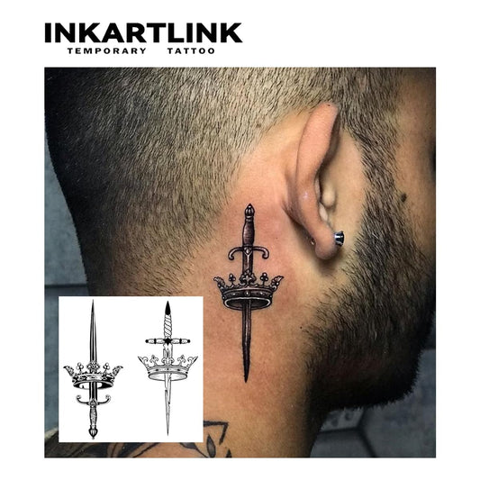 INKARTLINK Arm tattoo demo highlighting quick 30-second application for busy days.