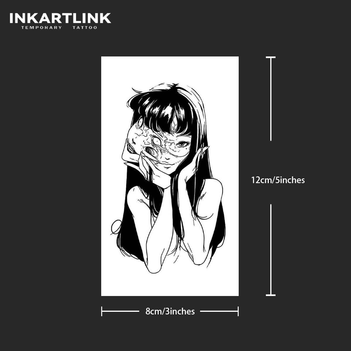 INKARTLINK easy-apply tattoo demonstrates quick 30-second application.