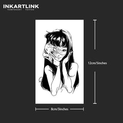 INKARTLINK easy-apply tattoo demonstrates quick 30-second application.
