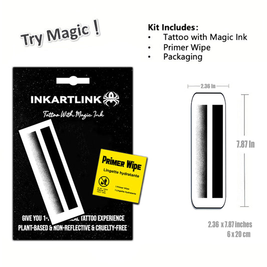 INKARTLINK floral arm tattoo waterproof for beach days