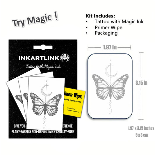 INKARTLINK floral tattoo design for subtle event-ready style.