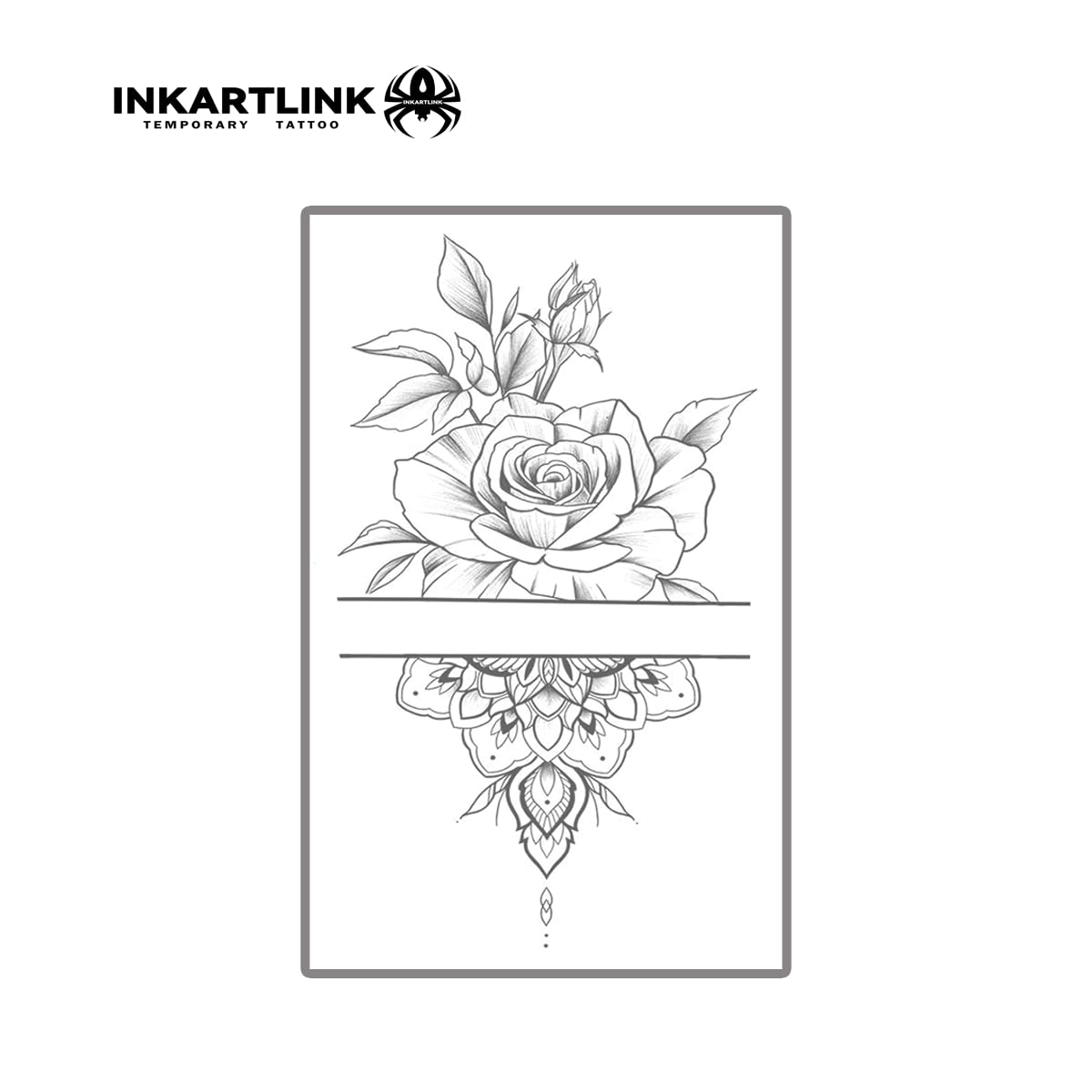 INKARTLINK Flower 18 easy application visual demonstrating quick 30-second method