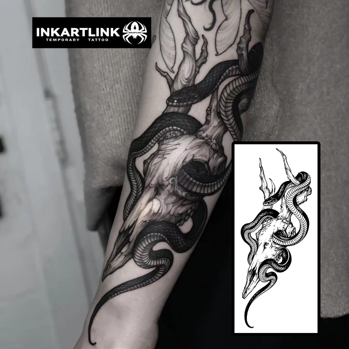 INKARTLINK packaging includes a primer wipe for quick, clean application.