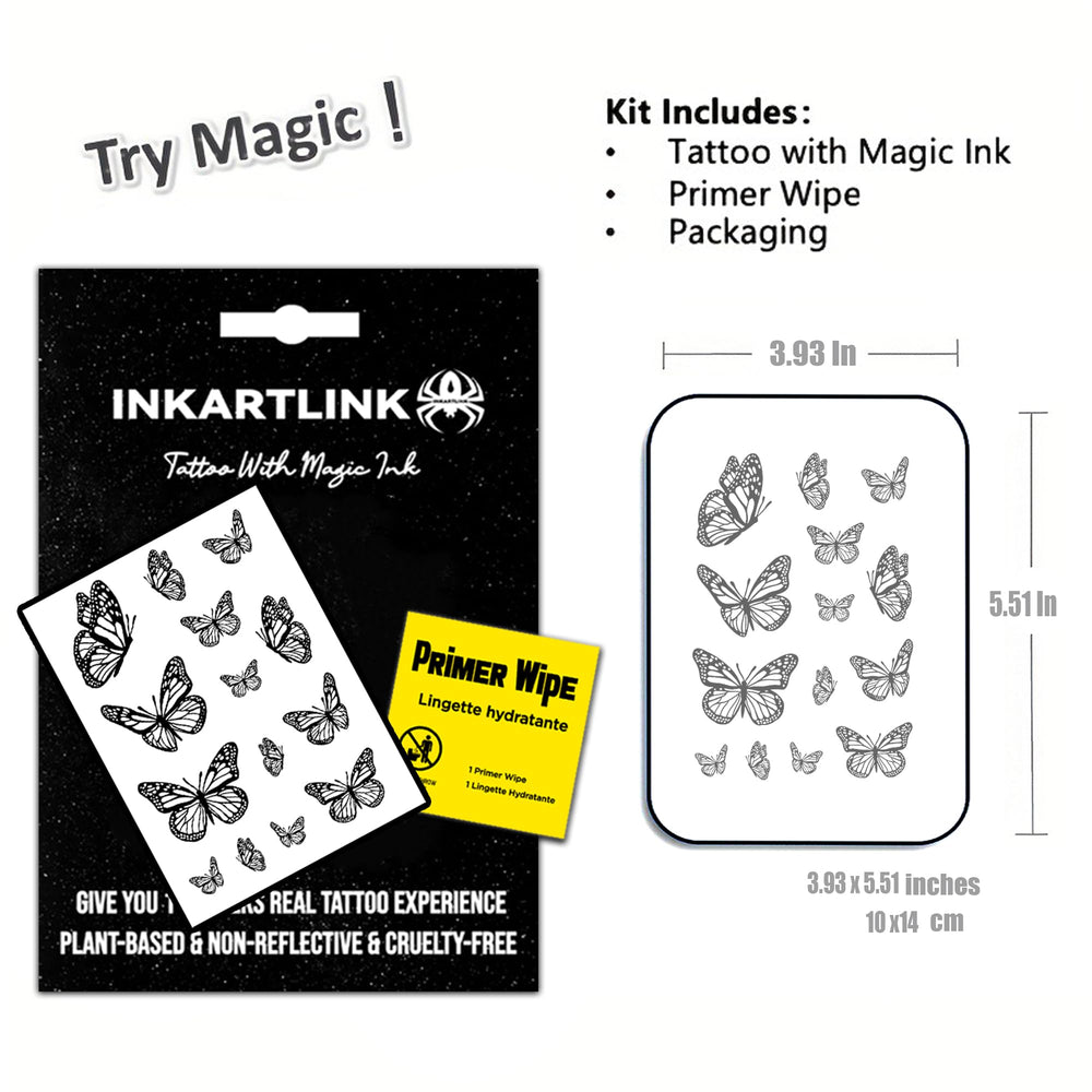INKARTLINK primer-wipe demonstrates skin prep for a clean, long-lasting tattoo.