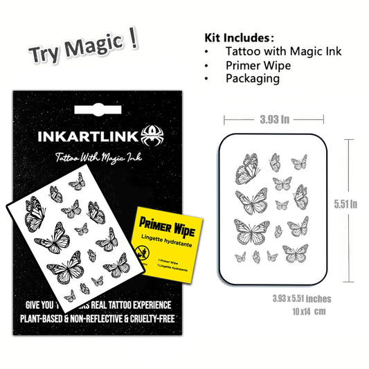 INKARTLINK primer-wipe demonstrates skin prep for a clean, long-lasting tattoo.