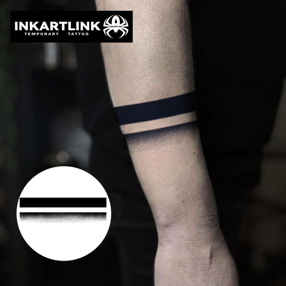 INKARTLINK realistic arm tattoo in abstract pattern for bold style