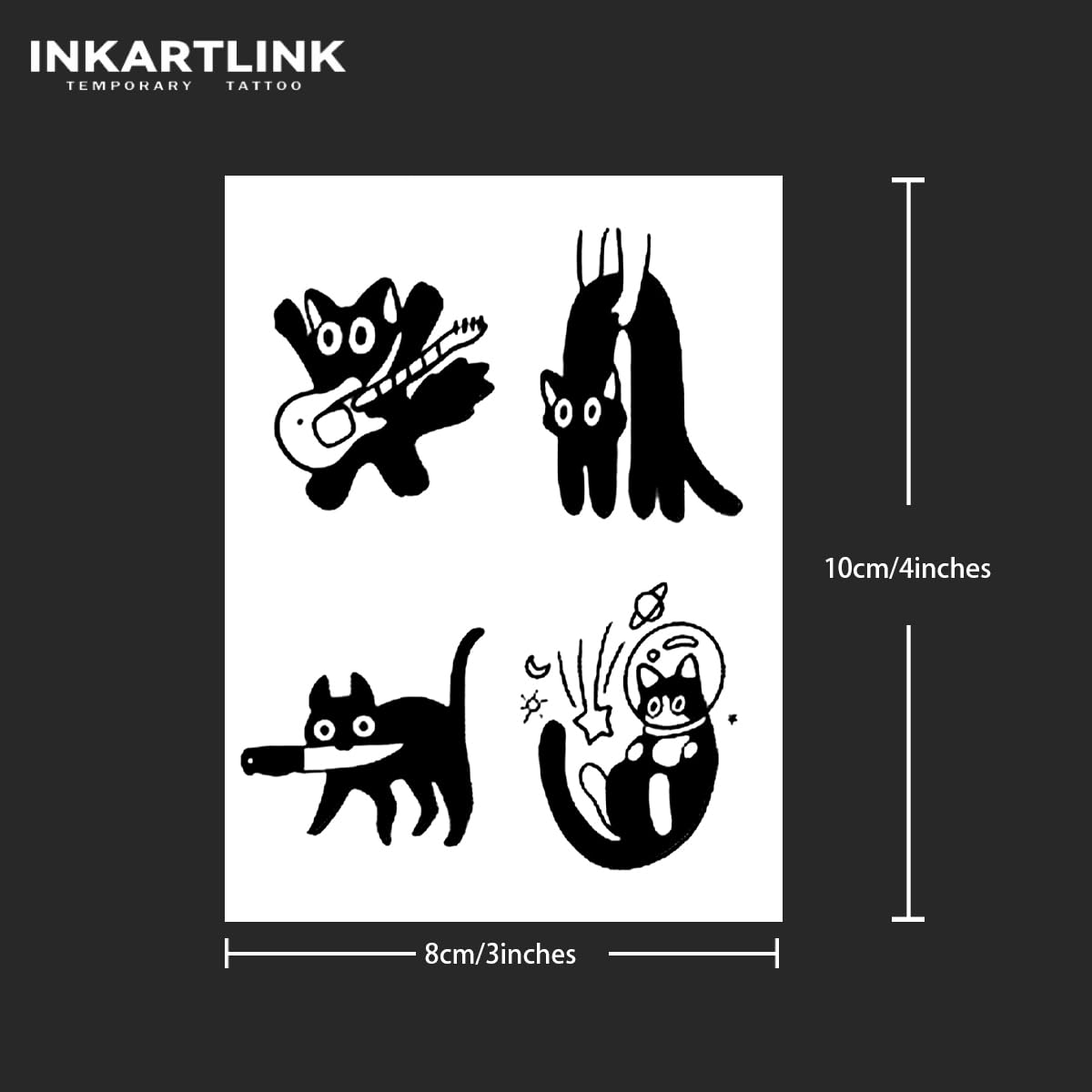 INKARTLINK realistic look artwork enhances style with no adhesive needed.