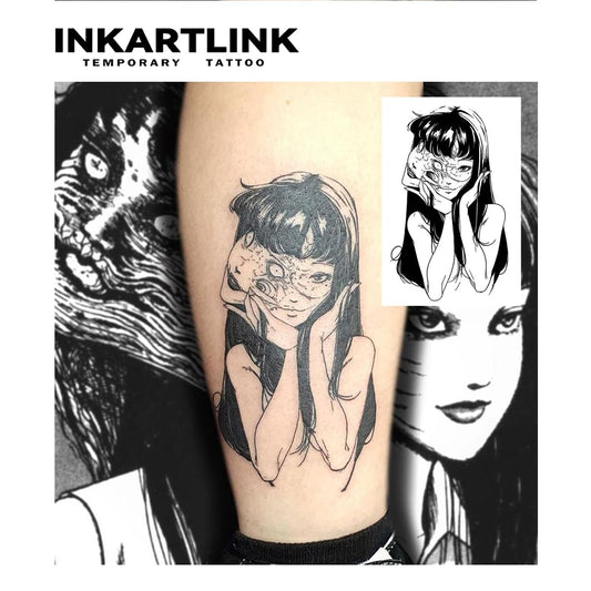 INKARTLINK realistic semi-permanent tattoo on skin for effortless style at events.