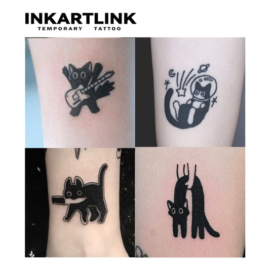 INKARTLINK semi-permanent tattoo tech close-up shows realistic detail.