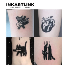 INKARTLINK semi-permanent tattoo tech close-up shows realistic detail.