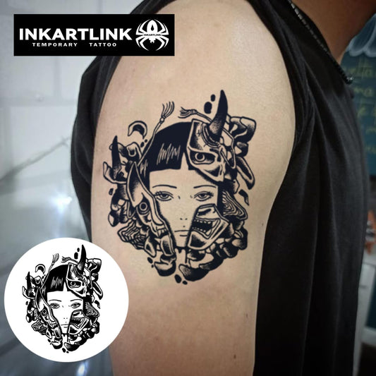 INKARTLINK semi-permanent tattoo, waterproof and long-lasting for daily wear.