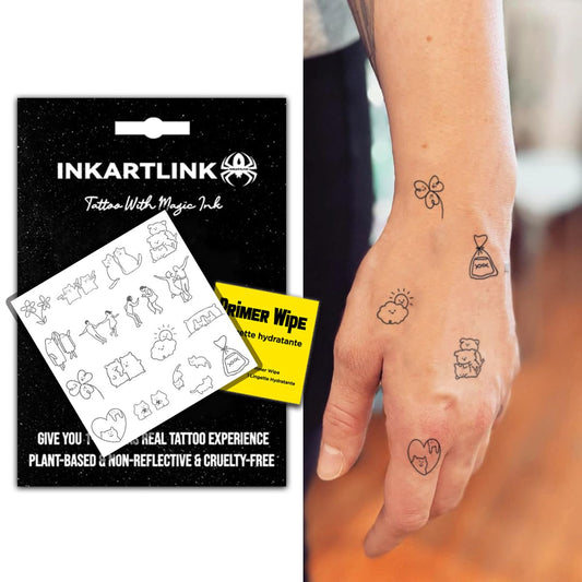 INKARTLINK simple line tattoo design for everyday style and quick wear.