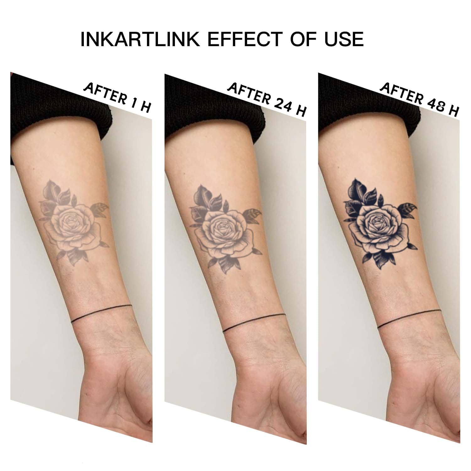 INKARTLINK Skin-safe botanicals illustration emphasizes skin-friendly materials for sensitive users