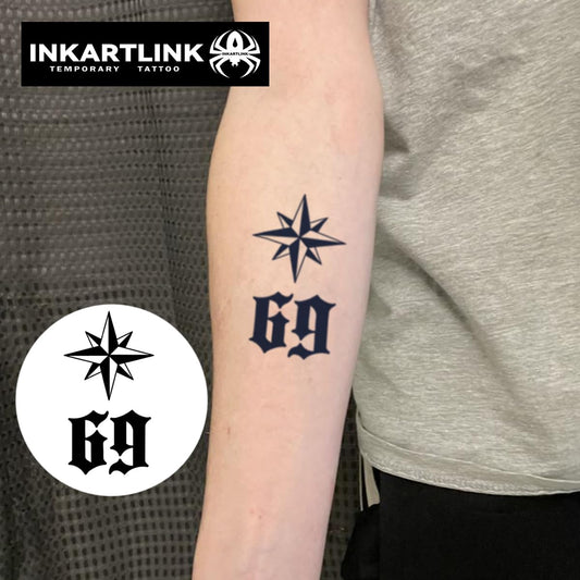 INKARTLINK small sheets: apply in about 30 seconds for quick style.
