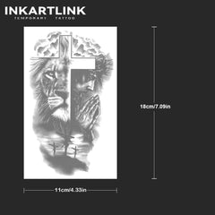 INKARTLINK Cross close-up reveals crisp lines and definition